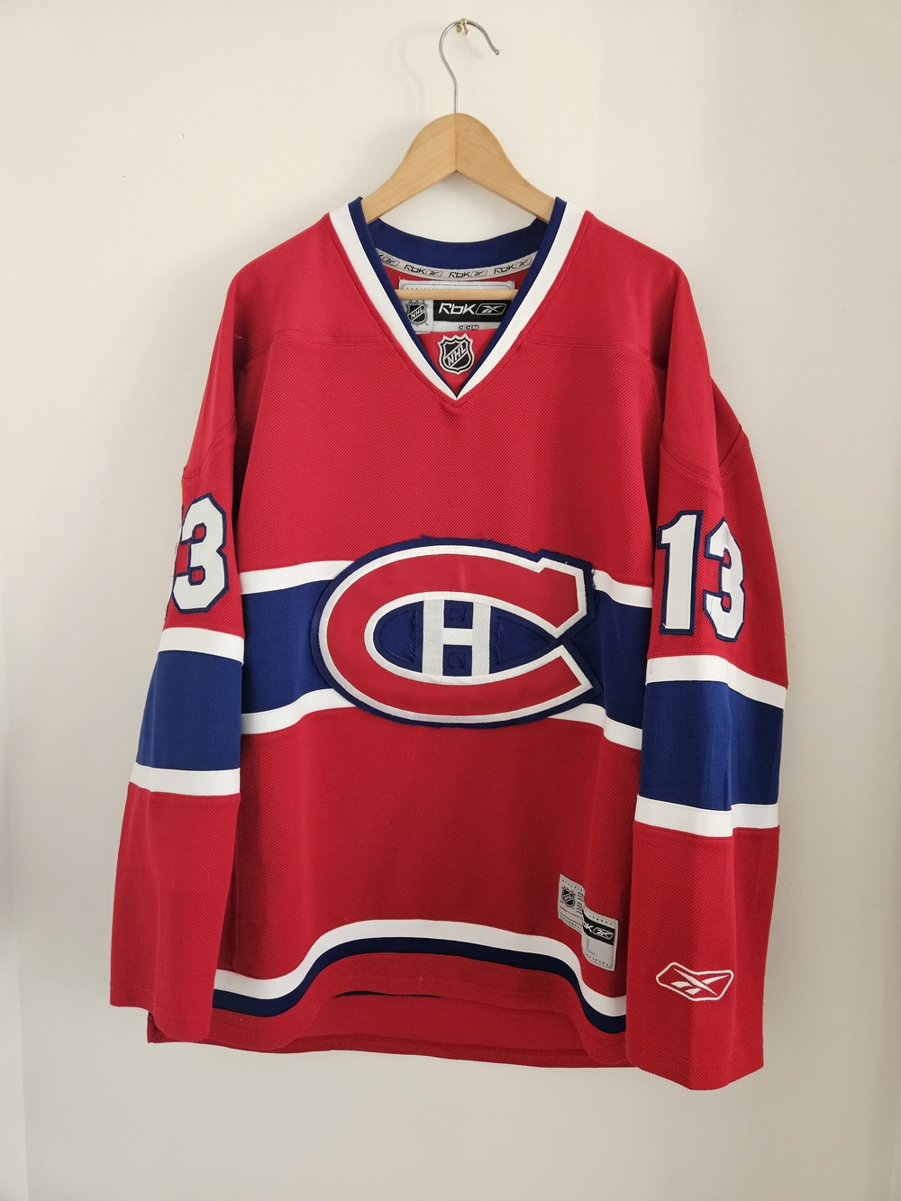 Reebok Montreal Canadiens Jersey Michael Cammalleri Mens Large Hockey NHL